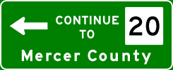 [Continue to WV 20 in Mercer County]